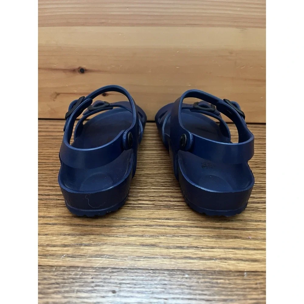 BIRKENSTOCK RIO NAVY EVA ANKLE STRAP SANDAL 34 US Women's Size 3-3.5 Kids